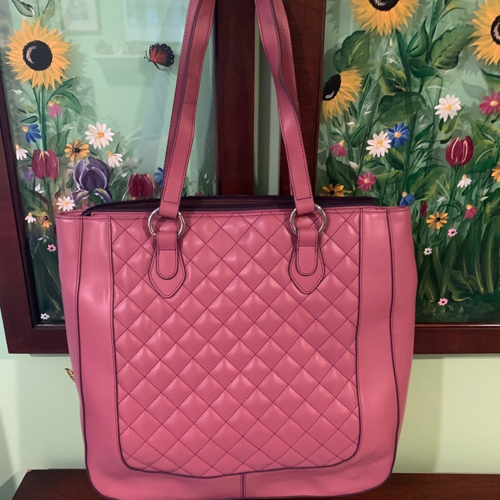 Pink handbag